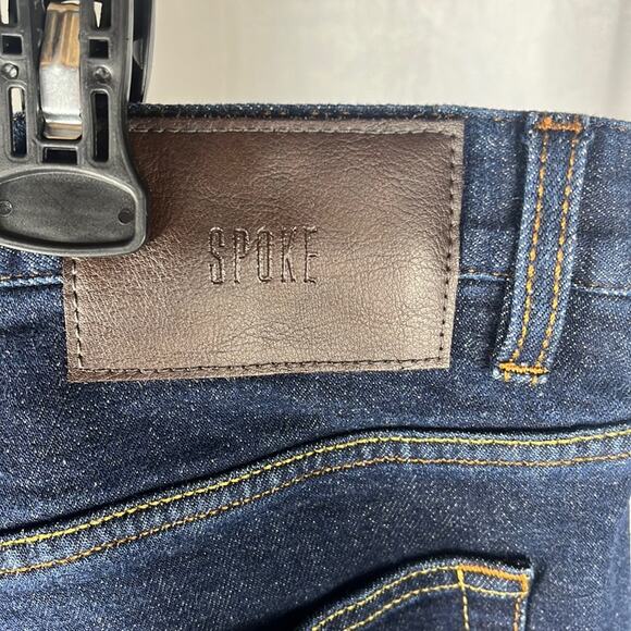 Spoke Original 12 Oz Original Denim in Rinse Wash. - Picture 8 of 13